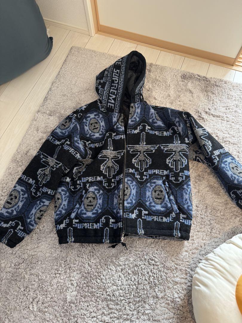 Supreme Woven Hooded Jacket (FW22) - $198