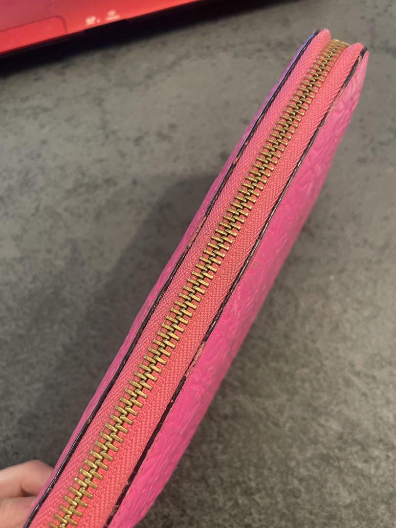 ロエベ長財布 ゴールドジッパー
