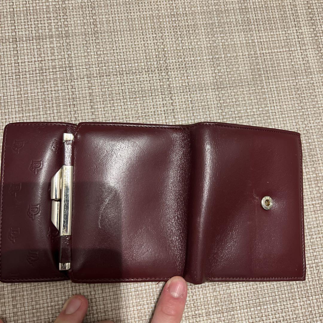【好評にて期間延長】 Christian Dior バーガンディ 二つ折り財布 - メルカリ 小物