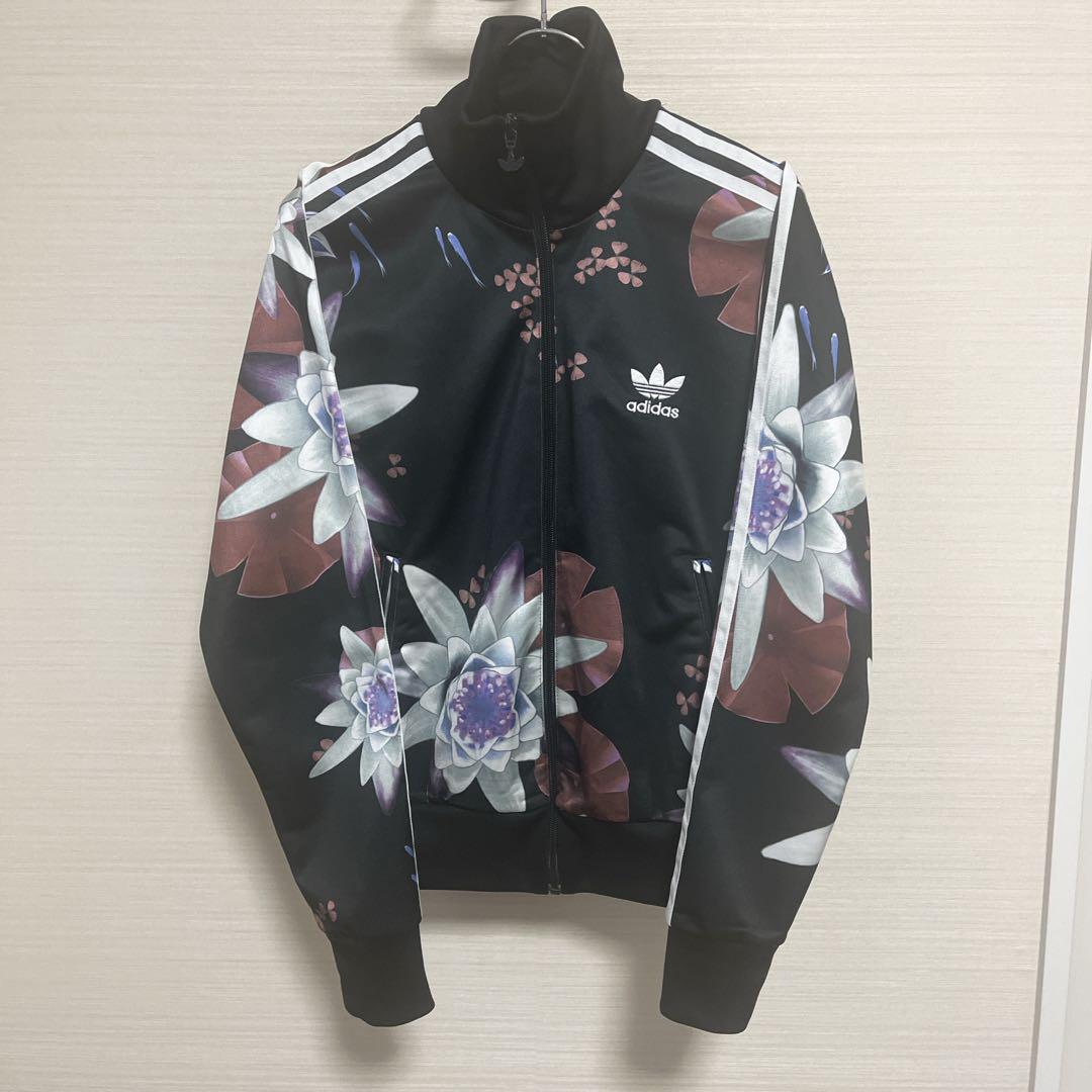 【レア】花柄adidas トラックジャケット