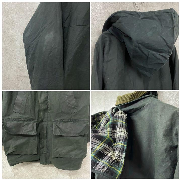 【希少☆イングランド製90s】OPENAIR オイルドジャケット グリーン L