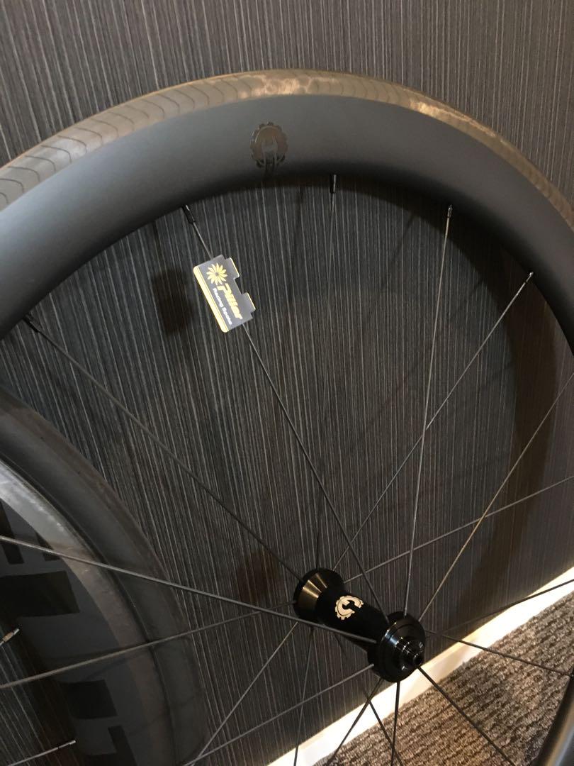 【本日まで】ELITEWHEELS エッジカーボンホイール　50リムブレーキ用