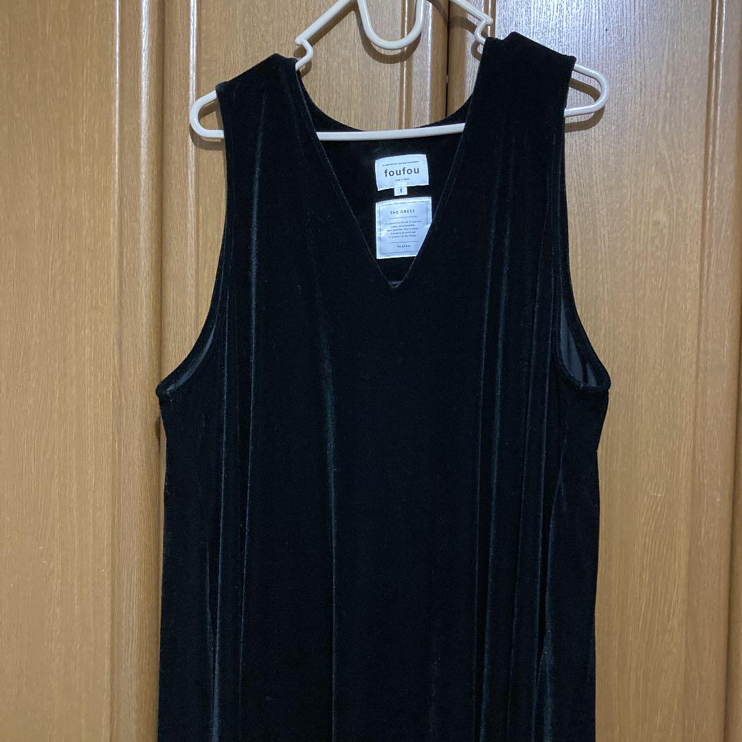 定番人気新作 foufou the dress 16 ベロアワンピースM pyHAU-m57548216476 安い正規店