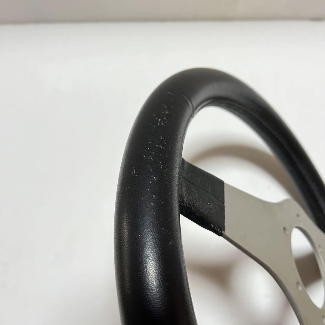 アバルト　ステアリング　皮巻き