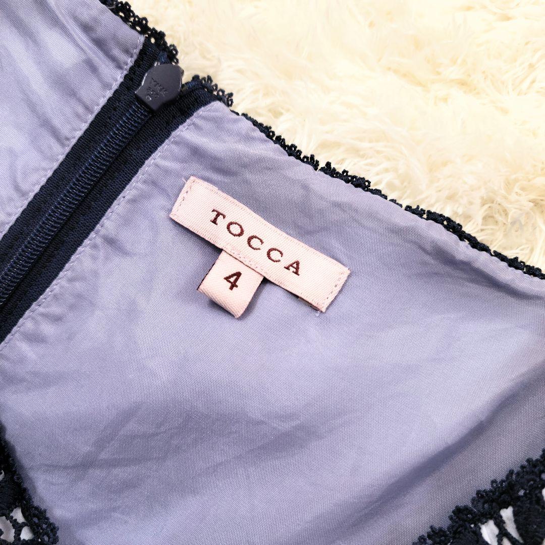 TOCCA トッカ ワンピース 花柄 刺繍 レース 日本製 サイズ 4