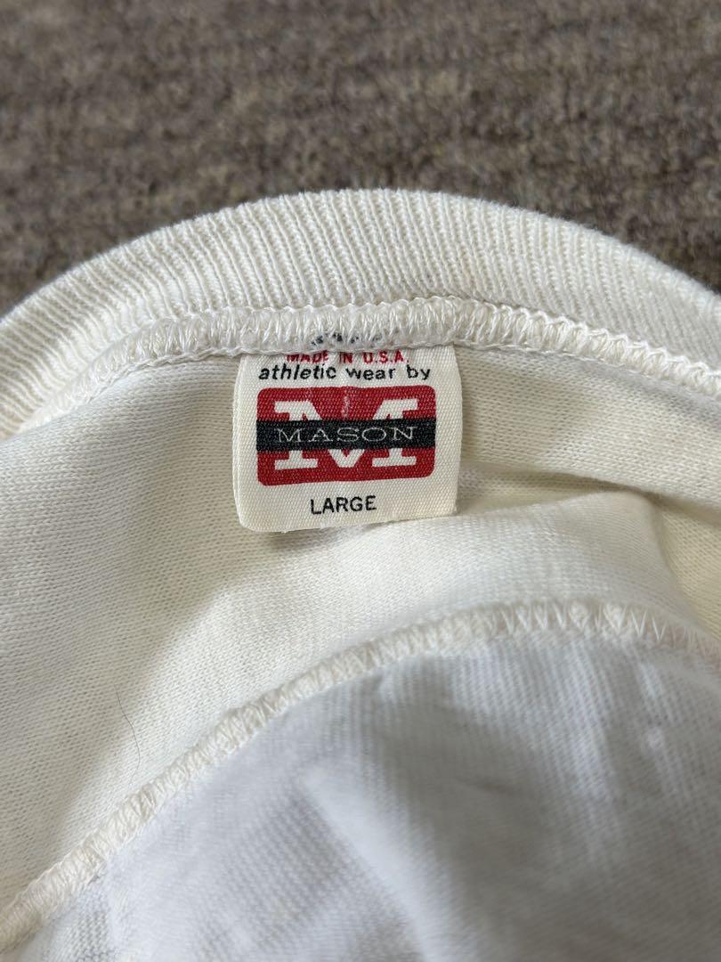 ~70`s MASON カレッジプリント フットボールTシャツ