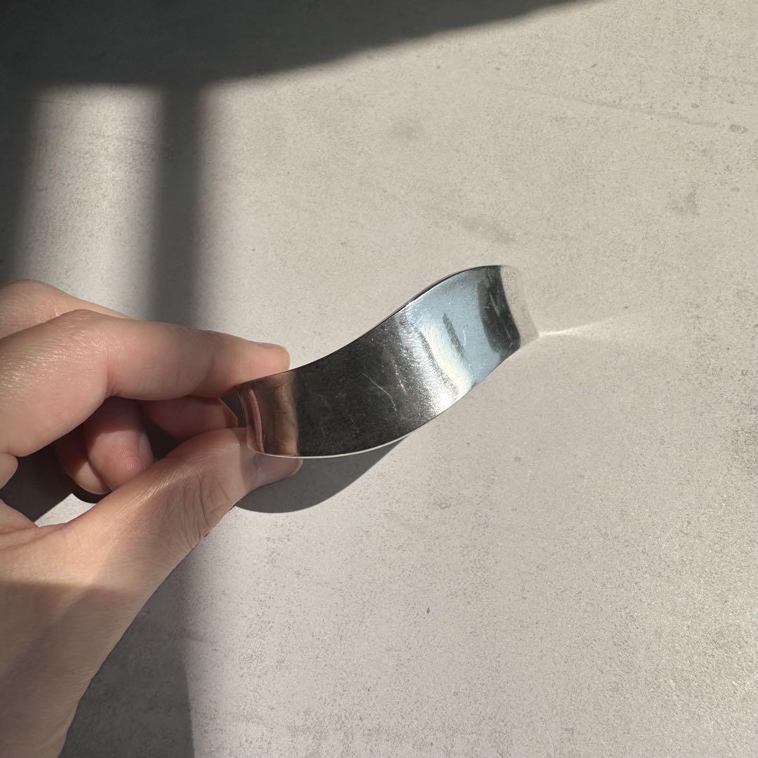 ヴィンテージ！Silver Wavy Cuff ブレスレット