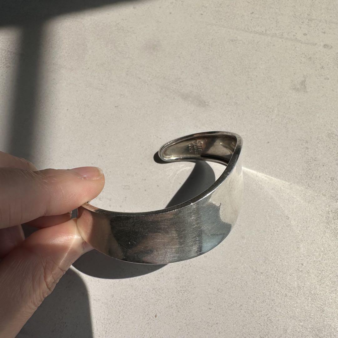 ヴィンテージ！Silver Wavy Cuff ブレスレット