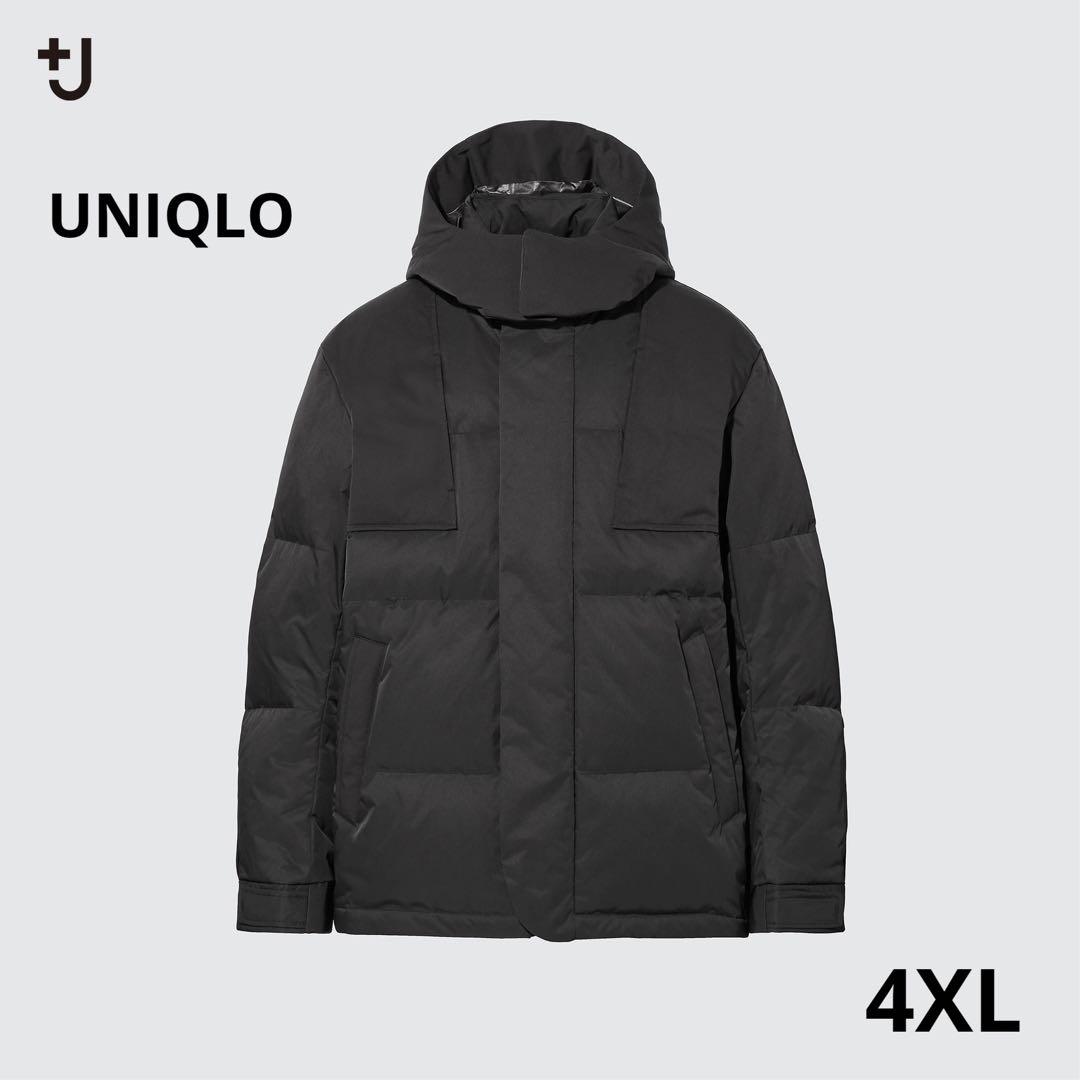 UNIQLO★ユニクロ★＋J★ダウンオーバーサイズパーカ★4XL★ブラック