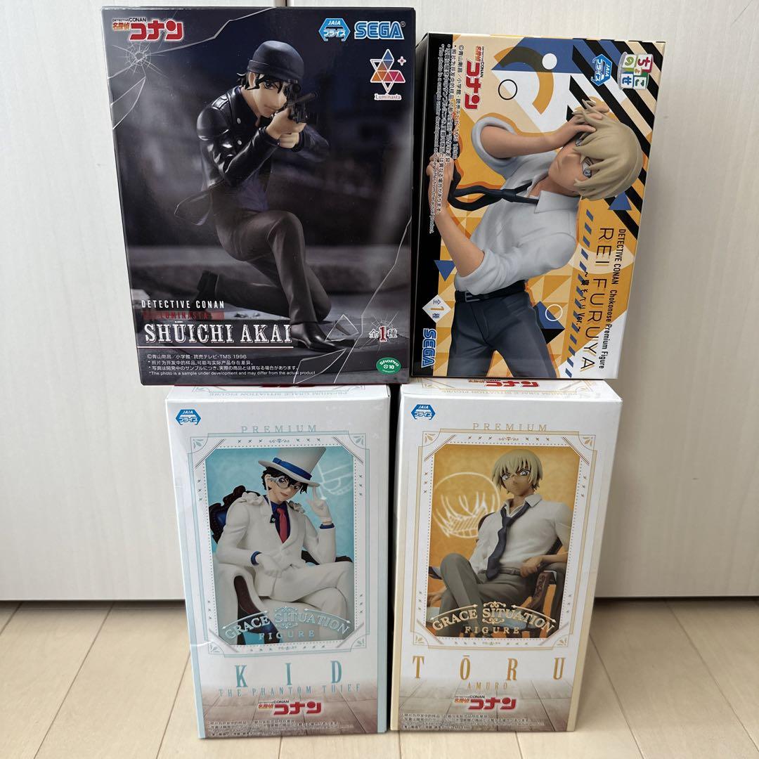 名探偵コナン　フィギュア　まとめ売り　怪盗キッド　安室透　赤井秀一　プライズ