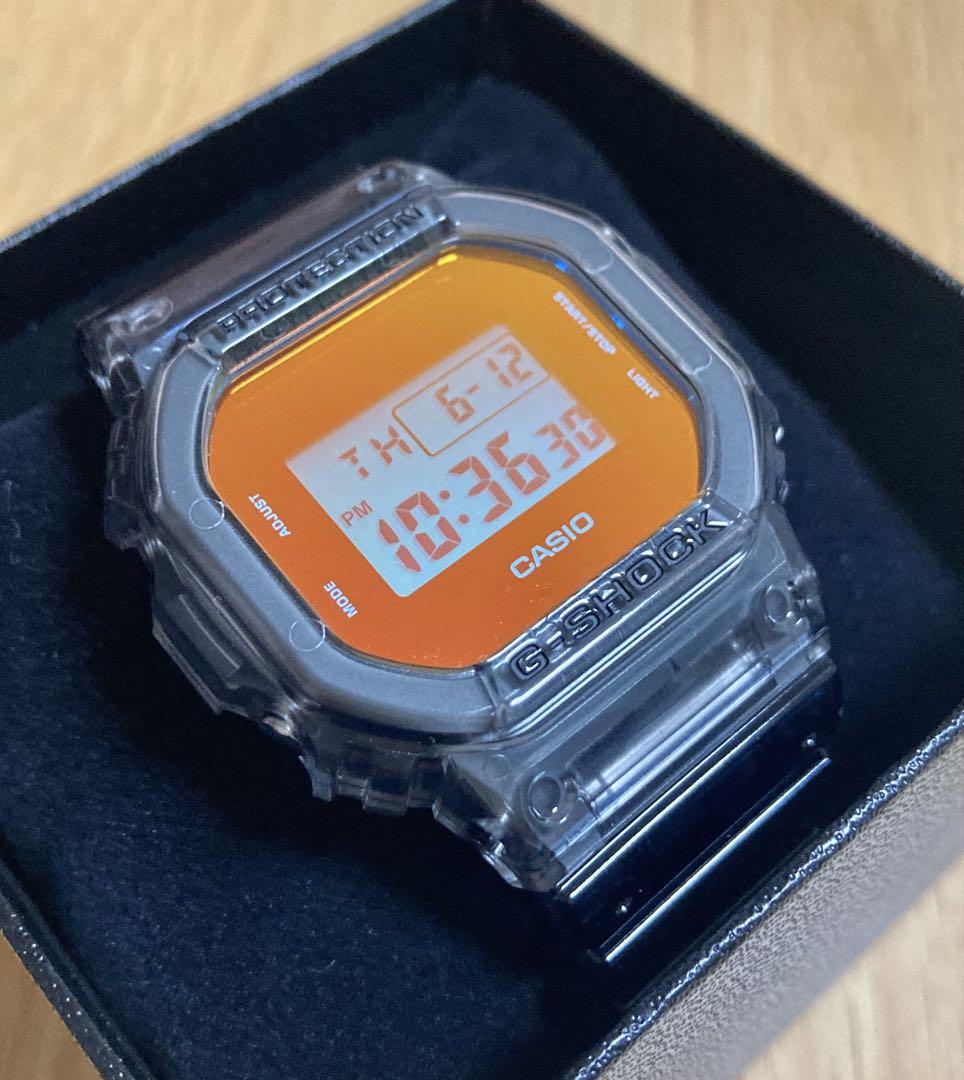 美品 ！G-SHOCK DW-5600TLS-8JF ピーチタイムラプスシリーズ