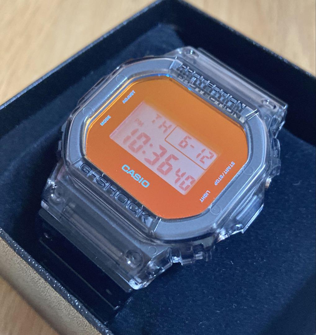 美品 ！G-SHOCK DW-5600TLS-8JF ピーチタイムラプスシリーズ