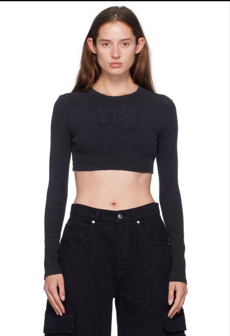 美品 T By Alexander Wang ディストレス長袖Tシャツ XS 美品 T By Alexander Wang ディストレス長袖Tシャツ XS