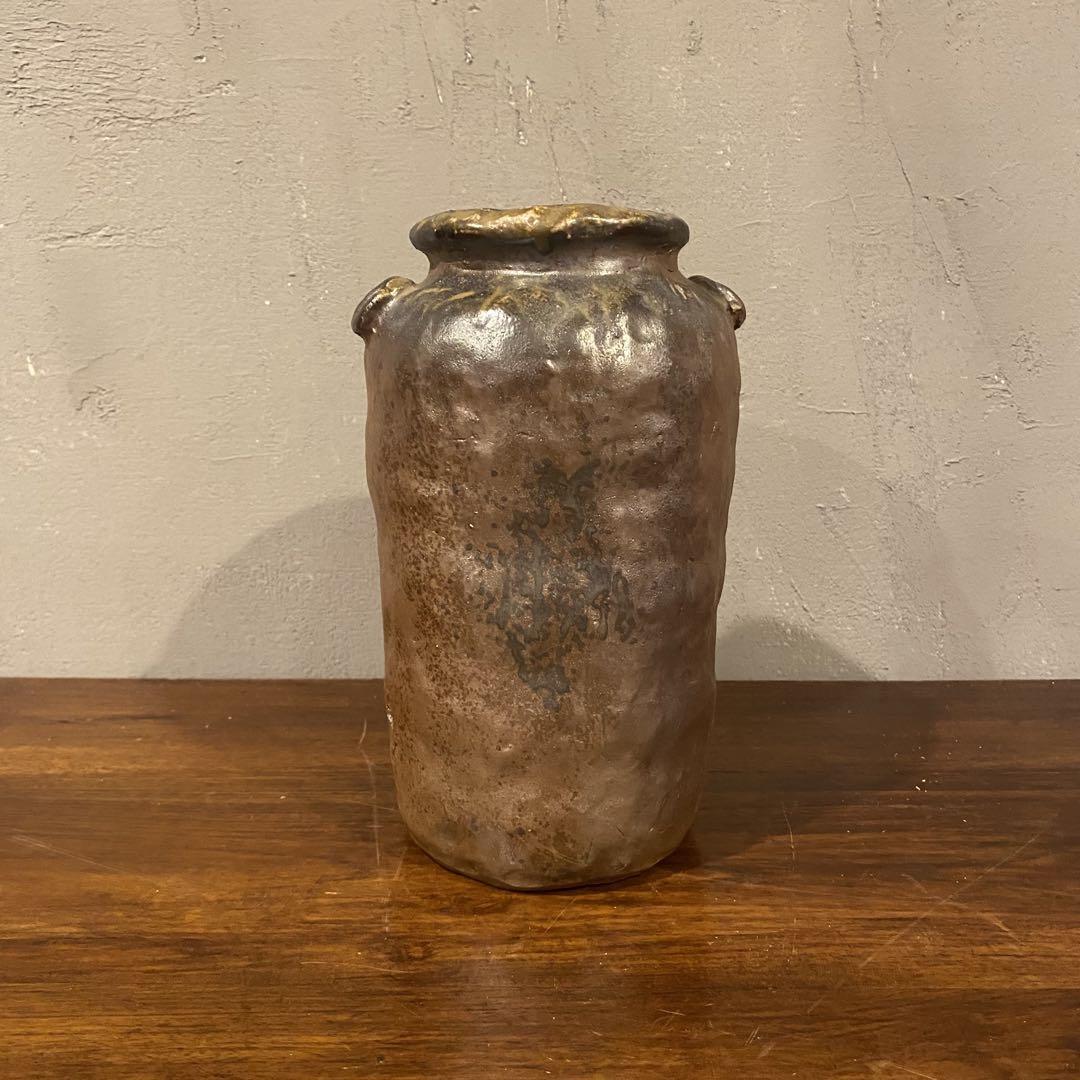 古い花器 花瓶 フラワーベース 花入 雰囲気系 25cm