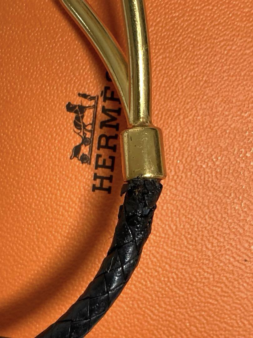 HERMES エルメス　ジャンボ　レザー　ゴールド金具　ブレスレット　箱付き HERMES エルメス ジャンボ レザー ゴールド金具 ブレスレット 箱付き