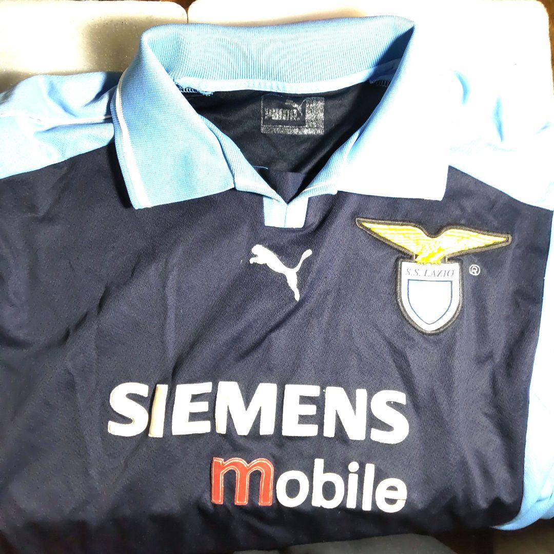 激レアPUMA SS Lazio シャツ Mサイズ ライトブルー - メルカリ