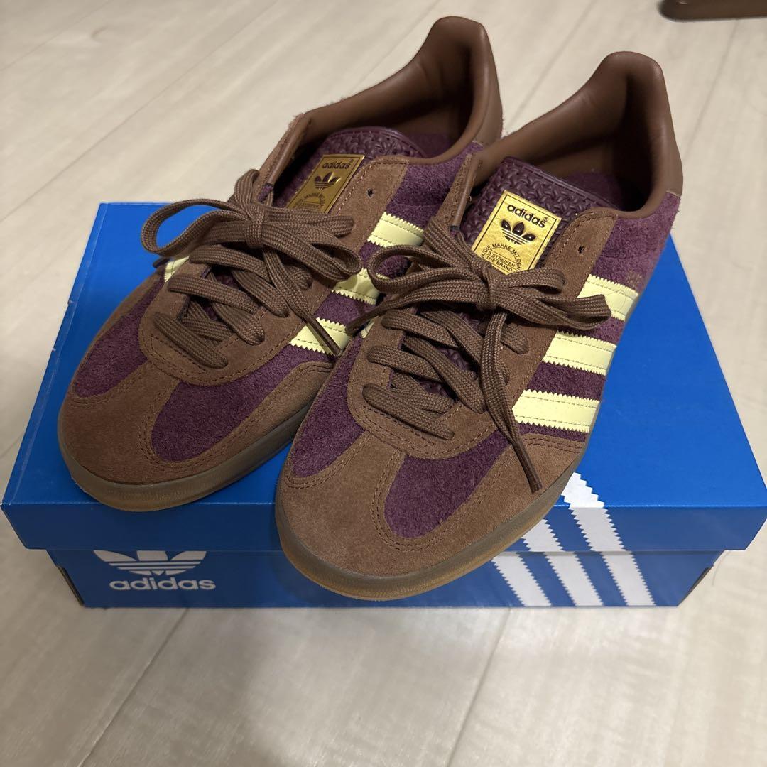 【adidas アディダス】JI0324 gazelle indoor パープル
