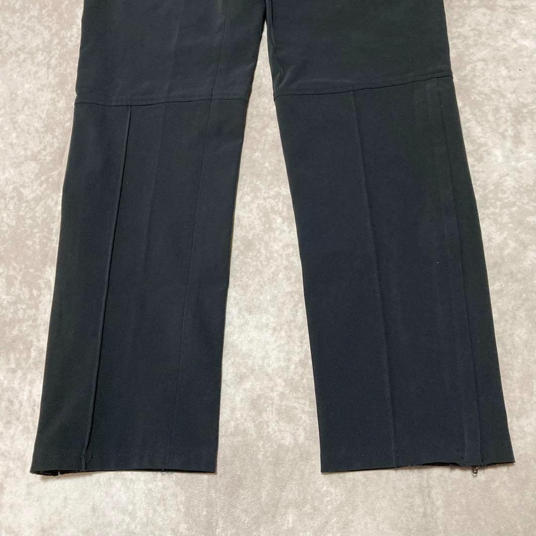 イッセイミヤケ ISSEY MIYAKE （3） ブラックパンツ 裾ジップ
