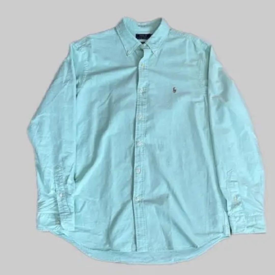 Polo Ralph Lauren ミントグリーン長袖シャツ