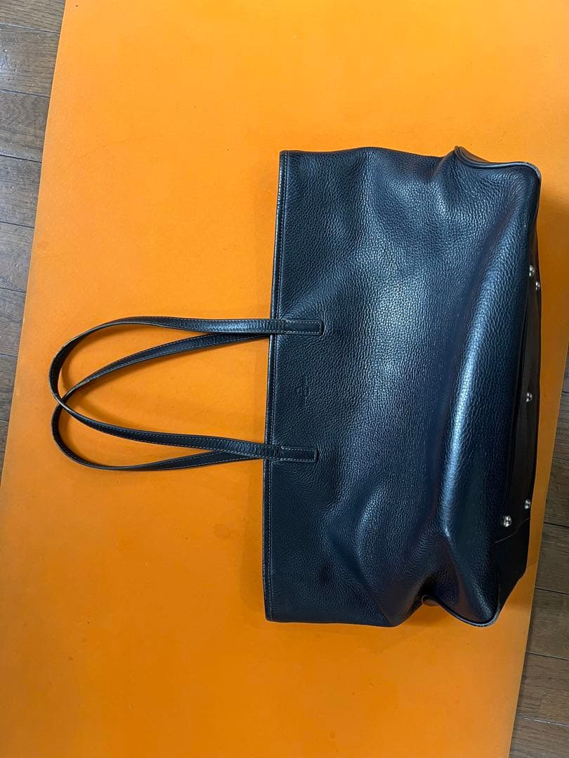 即発送可能】 ペッレモルビダトートバック 紺 トートバッグ - www