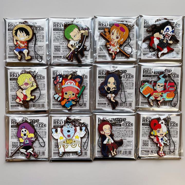 競売 One Piece Film Red 劇場グッズ ラバーストラップ 全12種類 キャラクターグッズ Www Climateconnection Nl