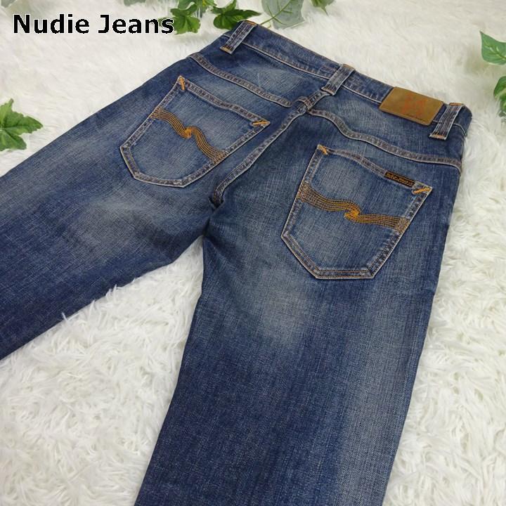 ヌーディージーンズ　THIN FINN DUSK INDIGO リペア加工　29