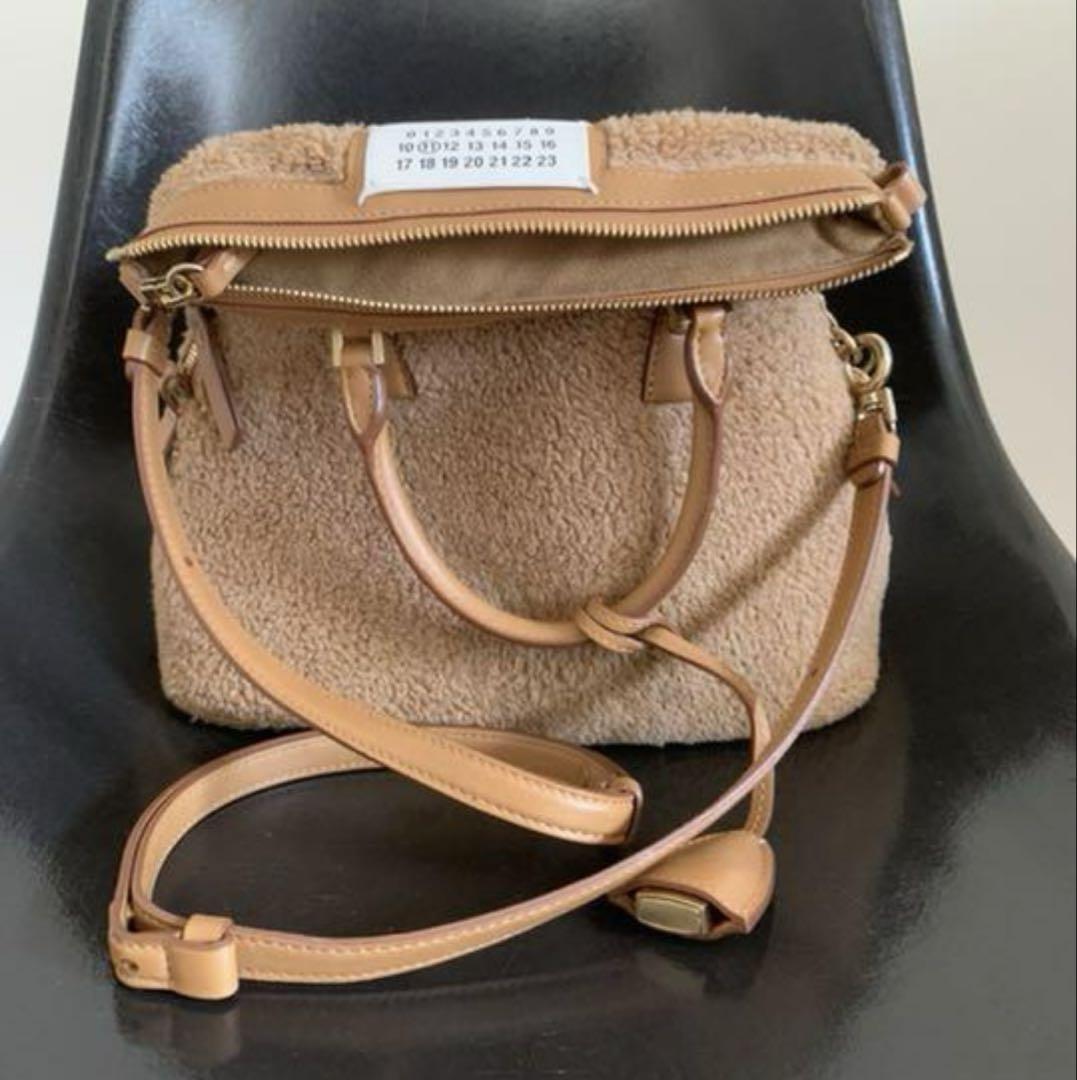 メゾン　マルジェラ　margiela 5ac ムートン　キャラメル　バッグ　ミニ メゾン マルジェラ margiela 5ac ムートン キャラメル バッグ