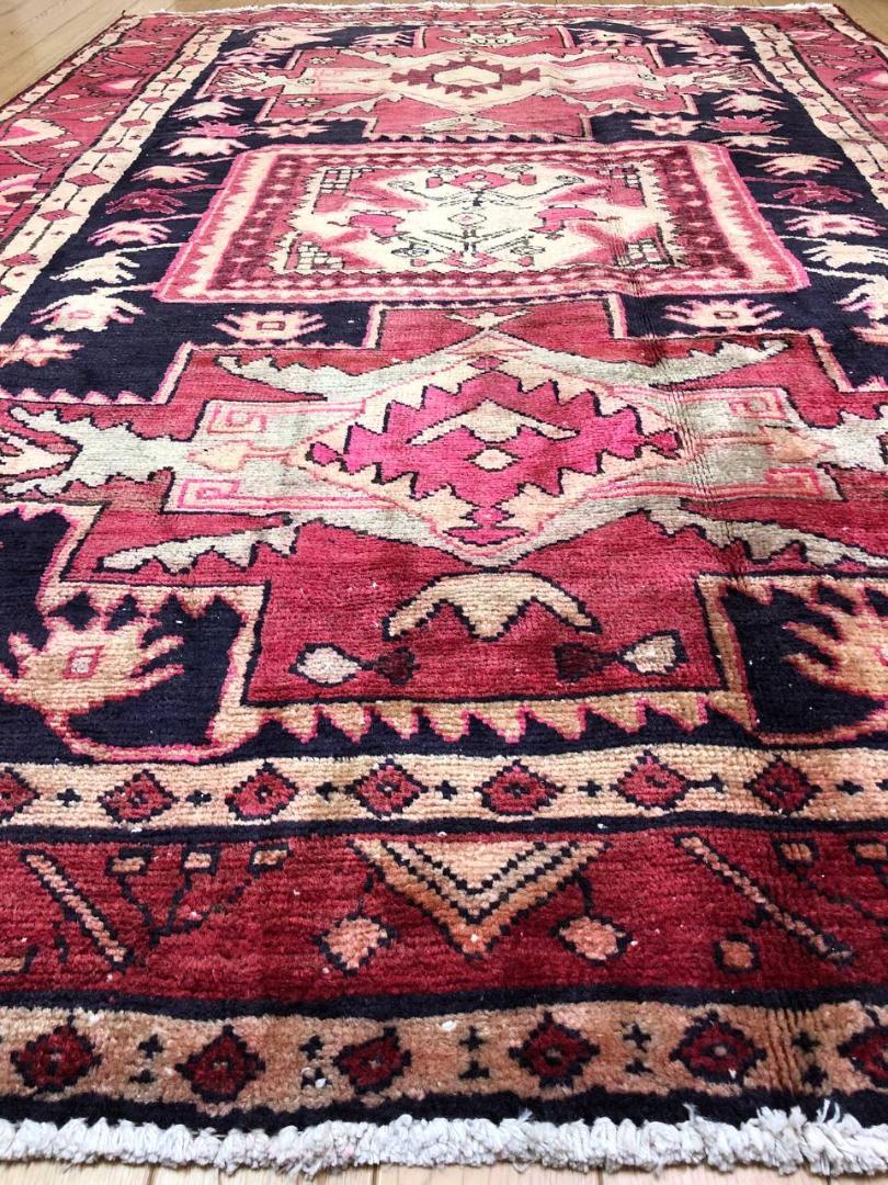 ペルシャ絨毯 ヴィンテージラグ 179×120cm 手織り オールドpersia ペルシャ絨毯 ヴィンテージラグ 179×120cm 手織り オールドpersia