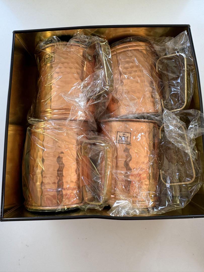 銅製マグカップ４個