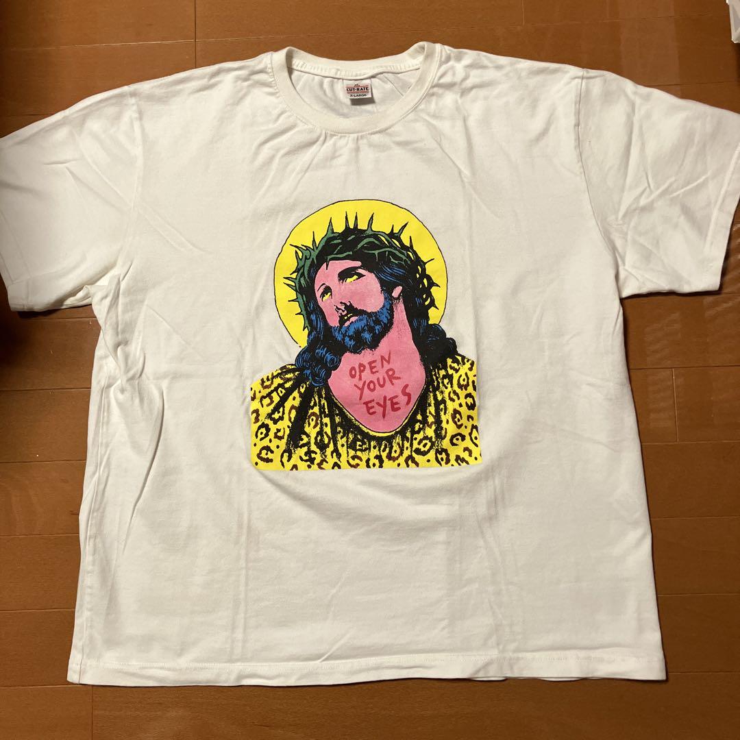 廃盤★CUTRATE CUT-RATE カットレイト　半袖　キリスト　Tシャツ