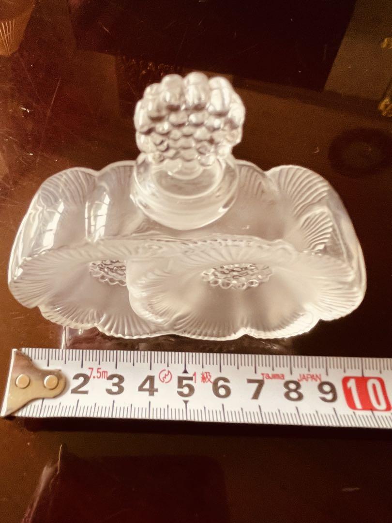美品Lalique ラリックドゥフルールフレグランスボトル 8.5x 10cm