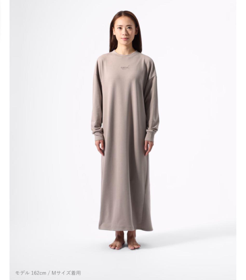 TENTIAL BAKUNE Ladies Tunic 長袖チュニックMブラウン