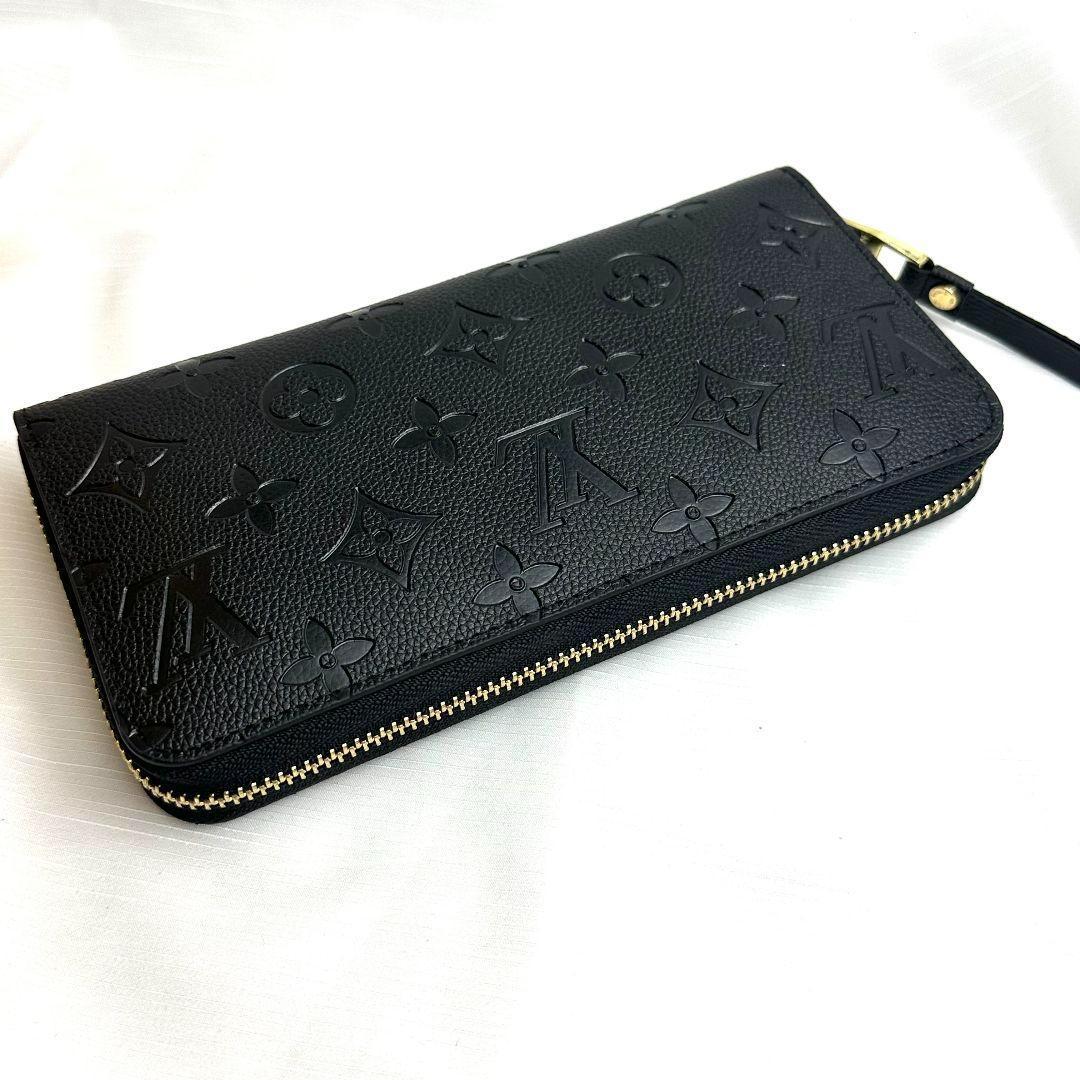 極美品Louis Vuitton ☆ブラックレザー長財布 - メルカリ