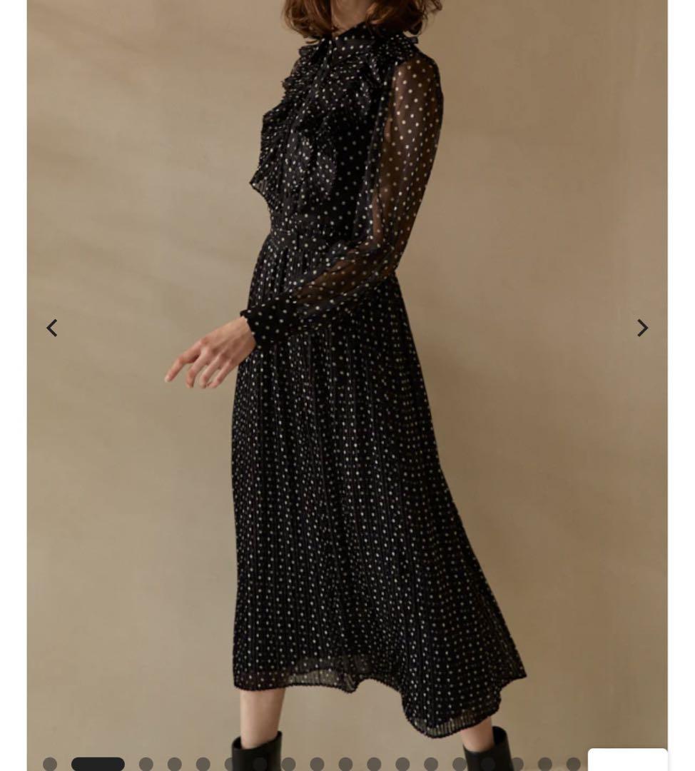 シフォン　ロングワンピース