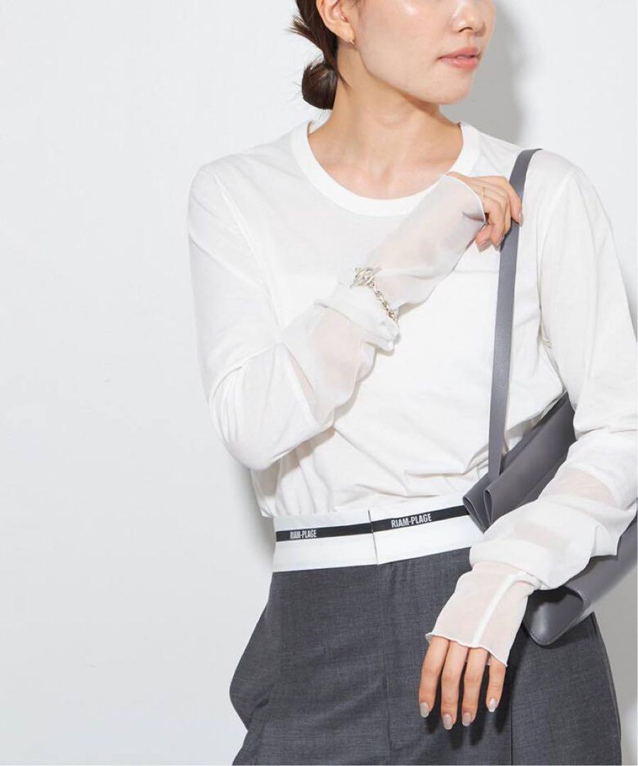 Plage RIAM sheer cuff プルオーバー　 プラージュ
