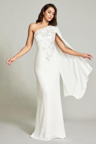 TADASHI SHOJI ロングフォーマルドレス「８」１１−１３号程度