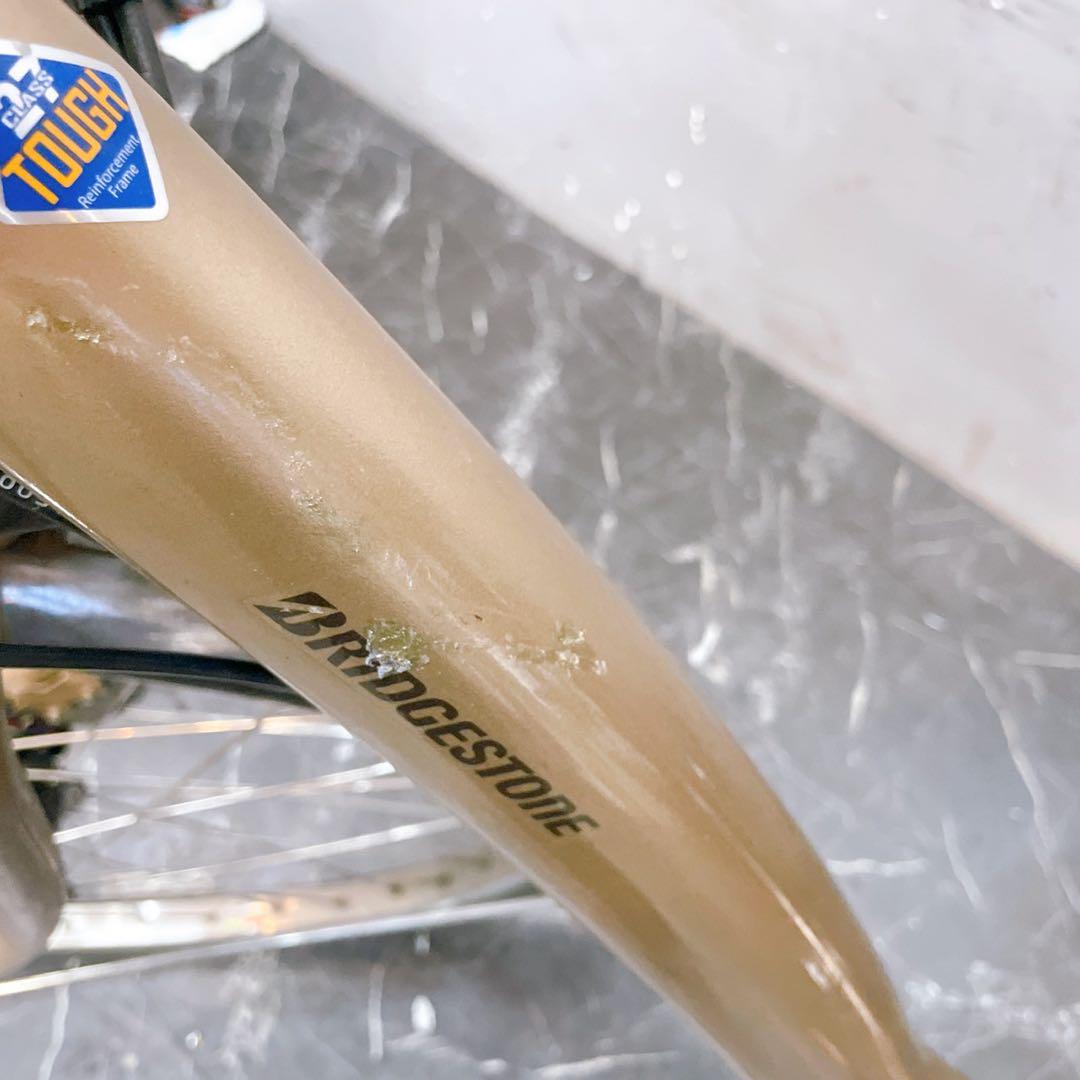 【33】電動自転車 ブリヂストン FRONTIA ゴールド 26インチ