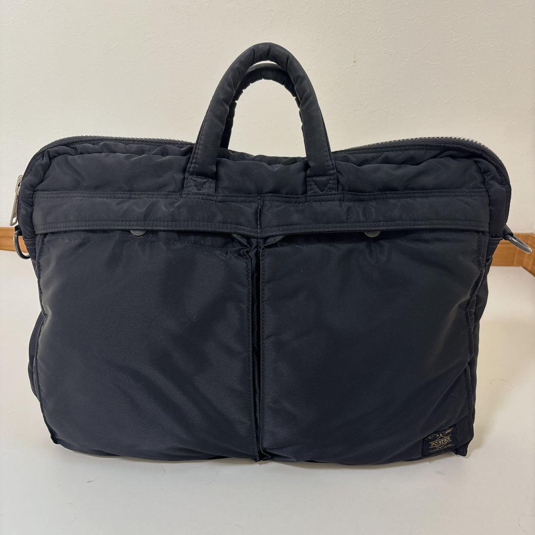 ✨美品✨ PORTER ポーター タンカー バッグ ブラック 黒 ビジネスバッグ