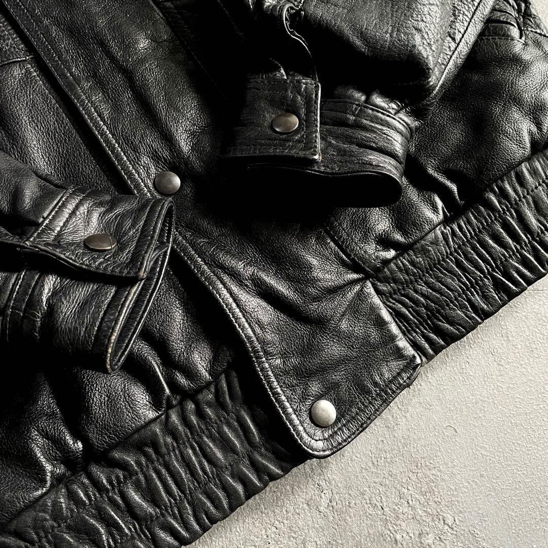 G-1 black ☆牛革☆ leather ‘bomber jacket