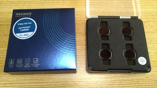 NEEWER 磁気ND/PLフィルターキット 4個フィルターOsmoPocket