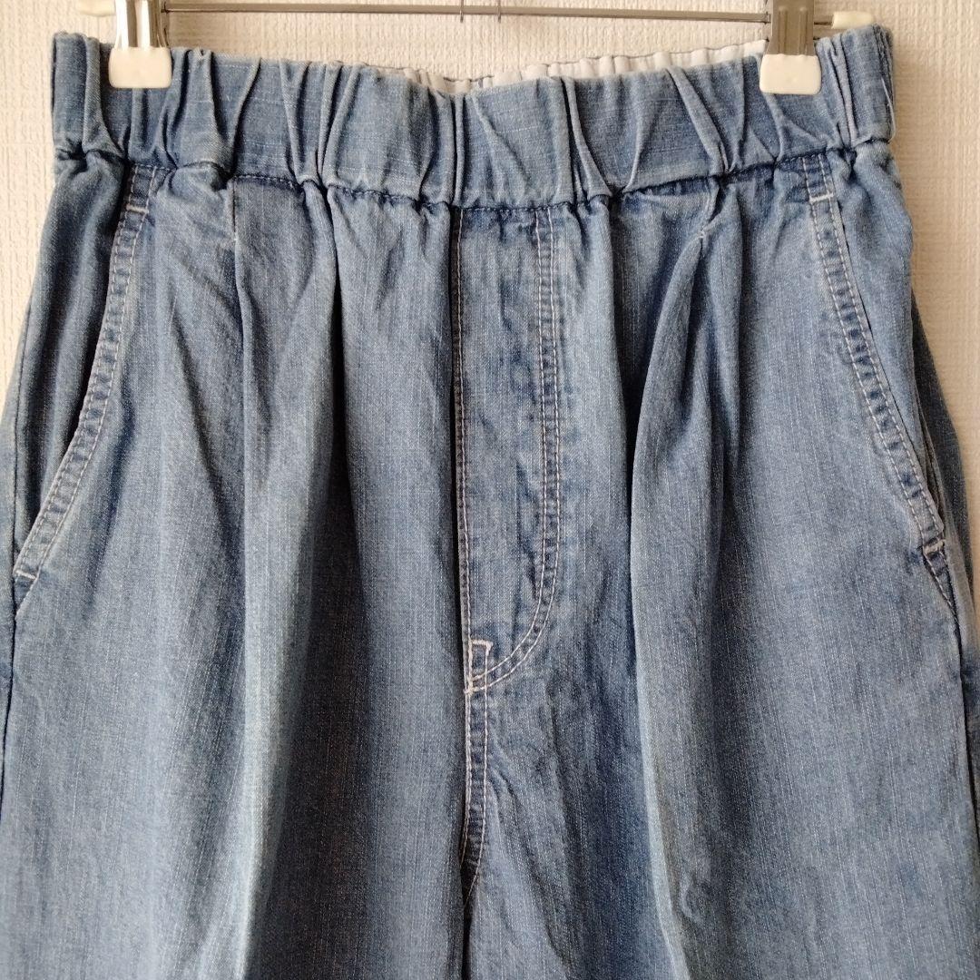 アーバンリサーチ DOORS 綿麻デニムパンツ FORK＆SPOON