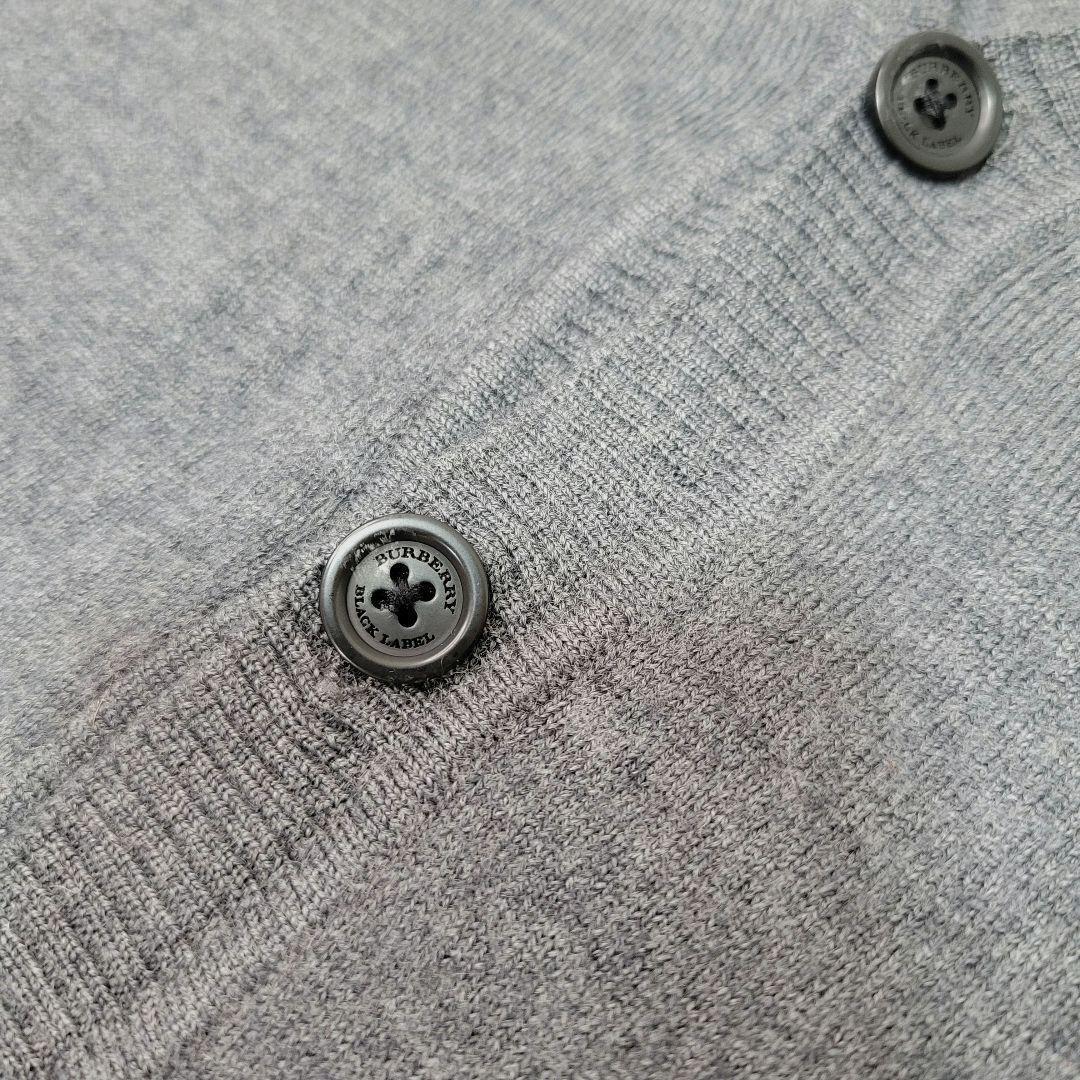 BURBERRY BLACK LABEL カーディガン グレー ピンク L - メルカリ