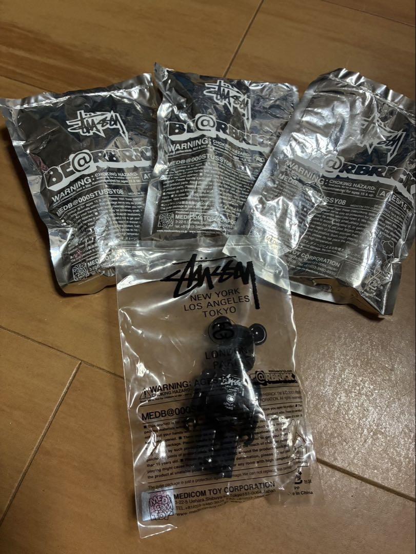 STUSSY BE@RBRICK 4個セット