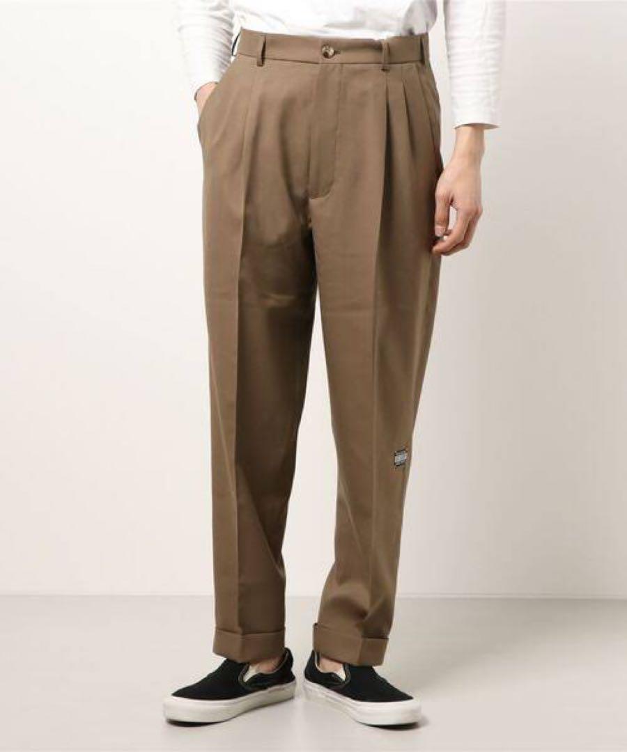 Jieda ウール 2TUCK TAPERED PANTS