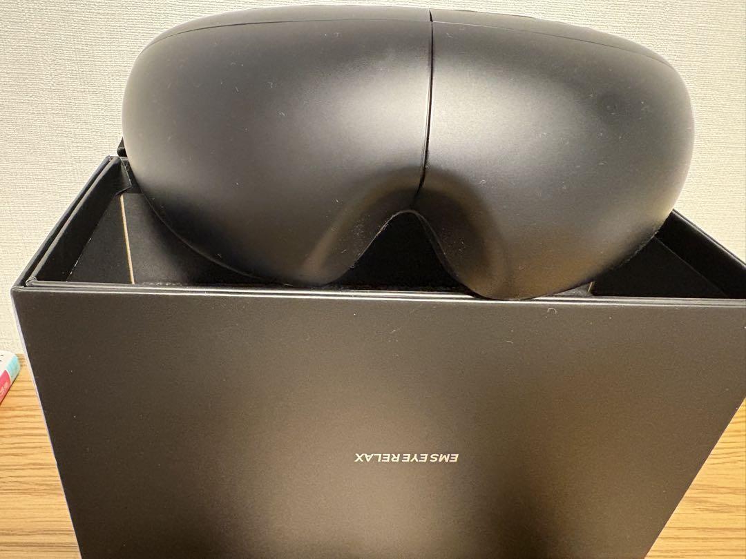 NIPLUX EMS EYE RELAX アイマスク ブラック 専用ボックス付き