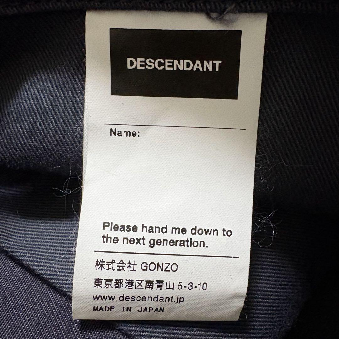 DESCENDANT BUSH TWILL TROUSES オーバーパンツ