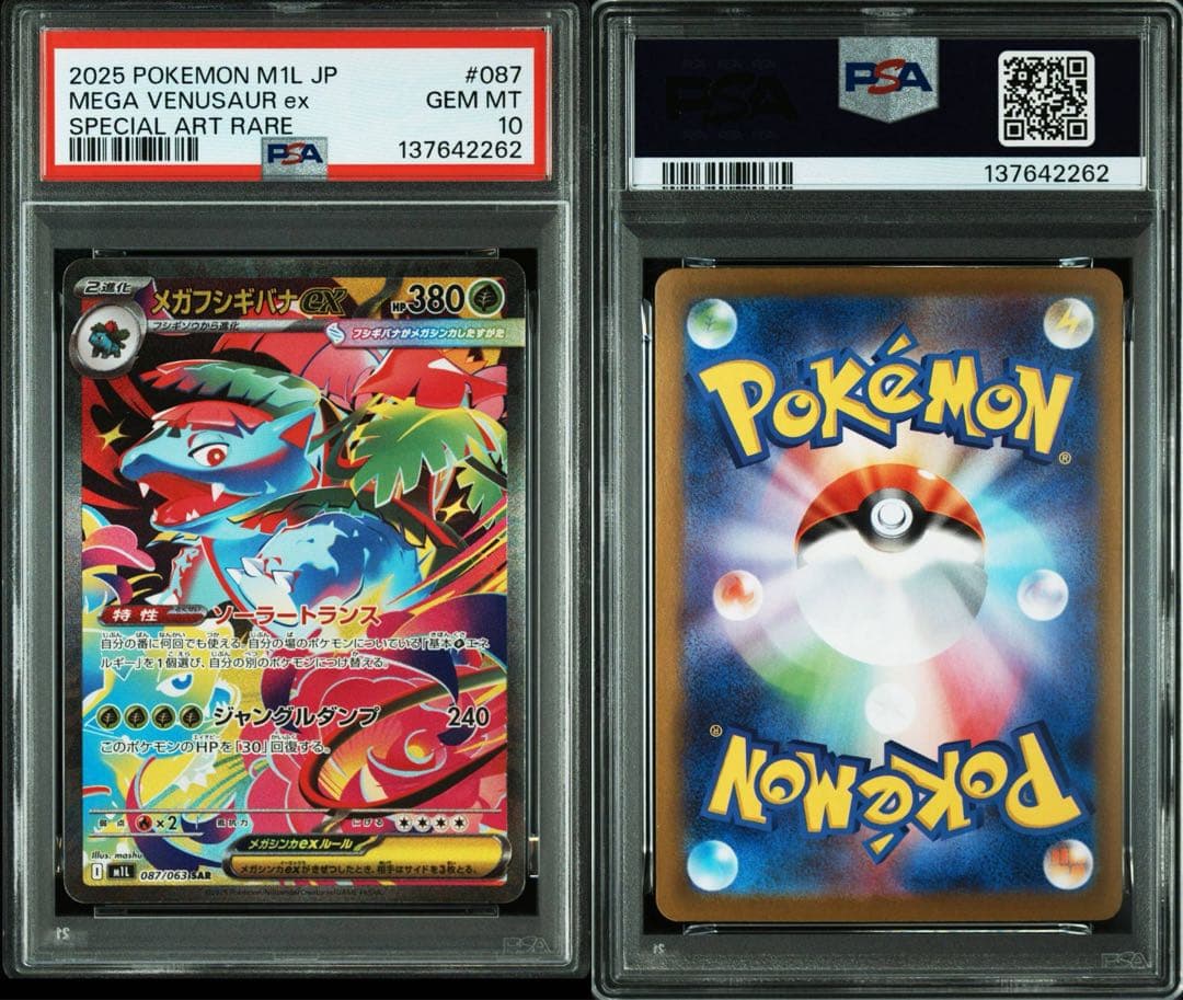 PSA10 連番 メガルカリオ メガフシギバナ ex SAR PSA10 連番 メガルカリオ メガフシギバナ ex SAR - メルカリ