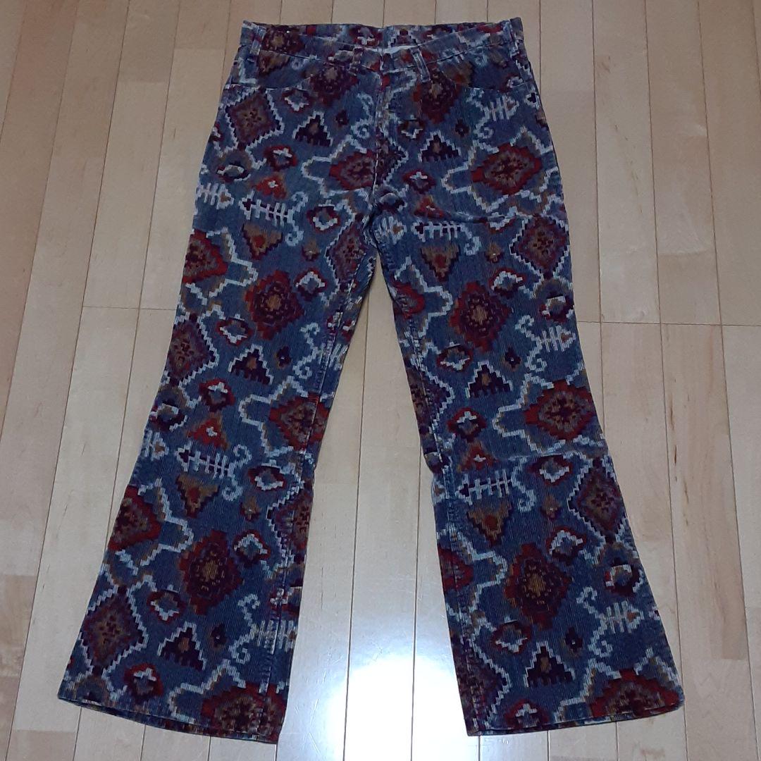 リーバイス ビンテージ コーデュロイ 柄物 70s ラルフローレン wtaps