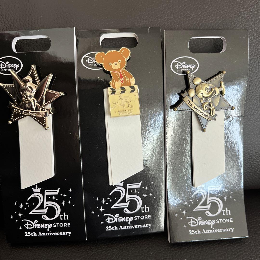 ディズニー ピンバッジ】ディズニーストア 25周年記念 ミッキー ディズニー ピンバッジ】ディズニーストア 25周年記念 ミッキー