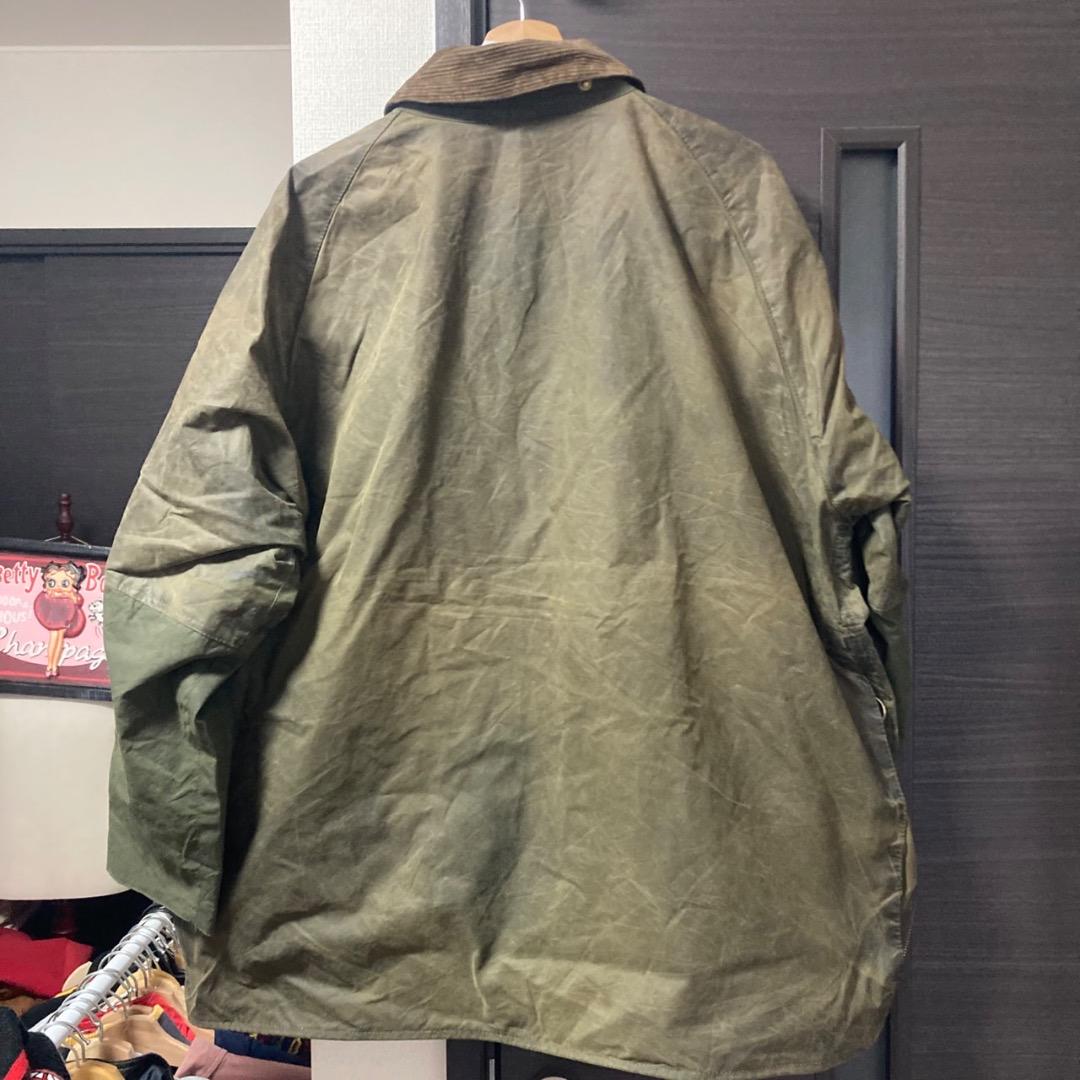 激レア 90s Barbour ビューフォート リペアージャケット 50 カーキ
